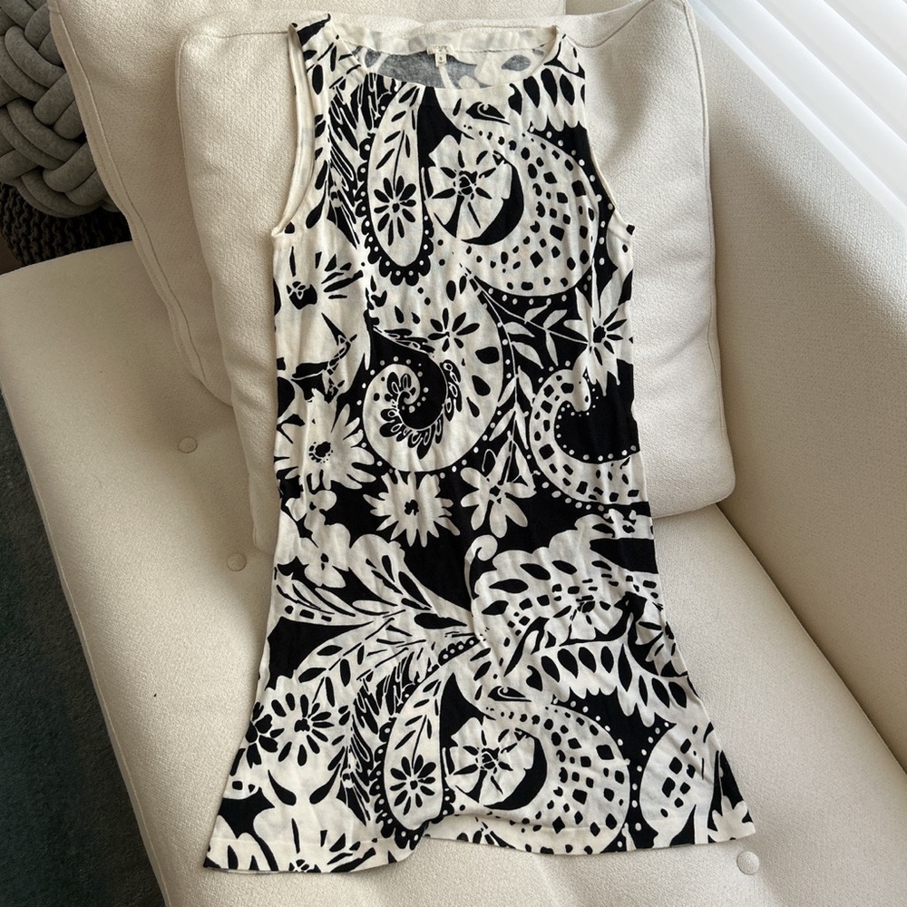 J crew women’s black white dress size S
